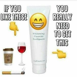 Whitening toothpaste  no bleach no peroxide